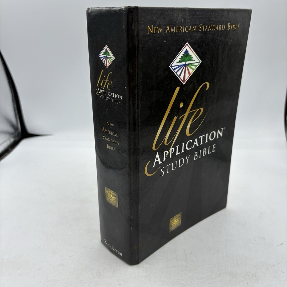 Vintage Life Application Study Bible NASB Hardcover Zondervan Black HC 2000